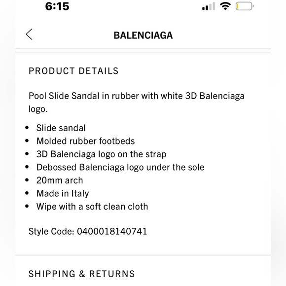 NWT Balenciaga Pool Slides - Picture 13 of 13